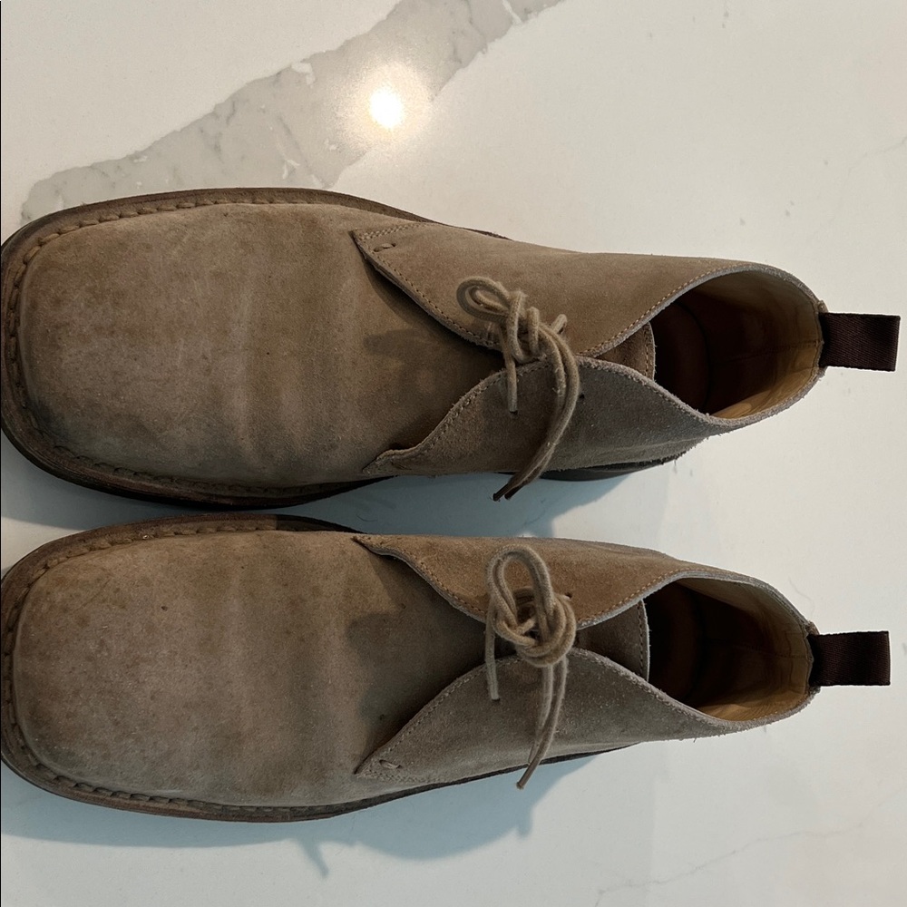 Coach Men's Tan Suede Chukka Boots
